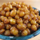 Baked chickpeas snack